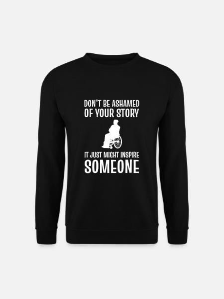 Wheelchair - Unisex Sweatshirt - black