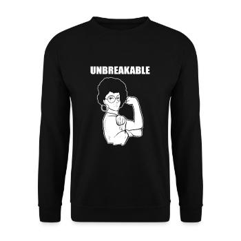 Afro Latina - Unisex Sweatshirt - black - Front - Alina (178cm) & Michal (187cm)