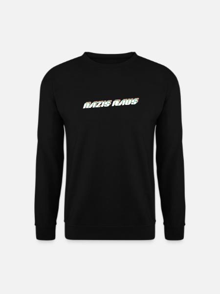 Nazis Out | Retro Political Design - Unisex Sweatshirt - black