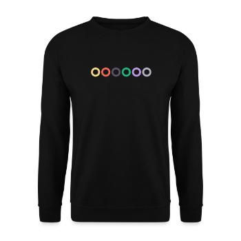 Acheter des cordes de guitare | Cours de guitare, musique - Sweat-shirt Unisexe - noir - Devant - Alina (178cm) & Michal (187cm)