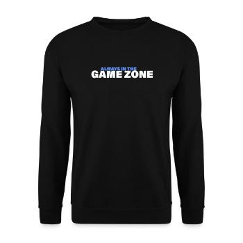 GAME ZONE - Unisex Sweatshirt - black - Front - Alina (178cm) & Michal (187cm)