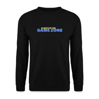 GAME ZONE - Unisex Sweatshirt - black - Front - Alina (178cm) & Michal (187cm)