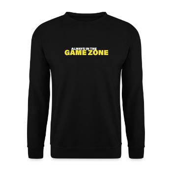 GAME ZONE - Unisex Sweatshirt - black - Front - Alina (178cm) & Michal (187cm)
