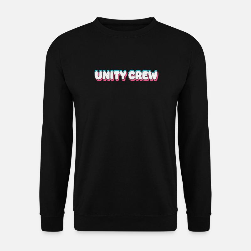 Unity Crew Graffiti-Farbblase - Unisex Pullover - Schwarz