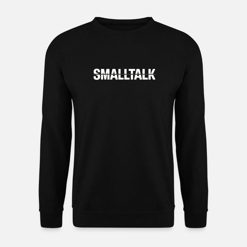 (NO) Smalltalk lettering - Unisex Sweatshirt - black