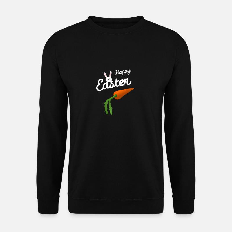 Pâques, le lapin de Pâques - Sweat-shirt Unisexe - noir