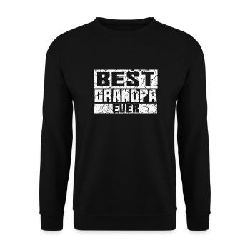 Meilleur papy jamais - Sweat-shirt Unisexe - noir - Devant - Alina (178cm) & Michal (187cm)