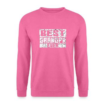 Best grandpa ever - Unisex Sweatshirt - pink - Front