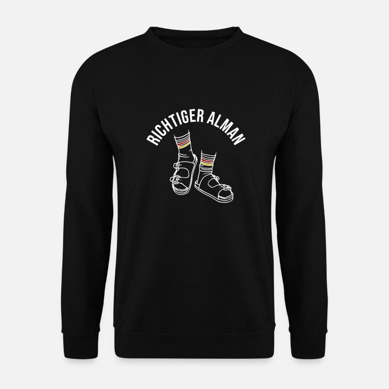 Richtiger Alman - Unisex Pullover - Schwarz