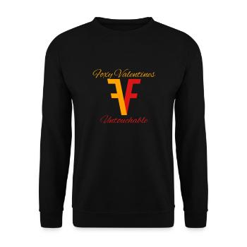 Foxy Valentines 2022 - Unisex Sweatshirt - black - Front - Alina (178cm) & Michal (187cm)