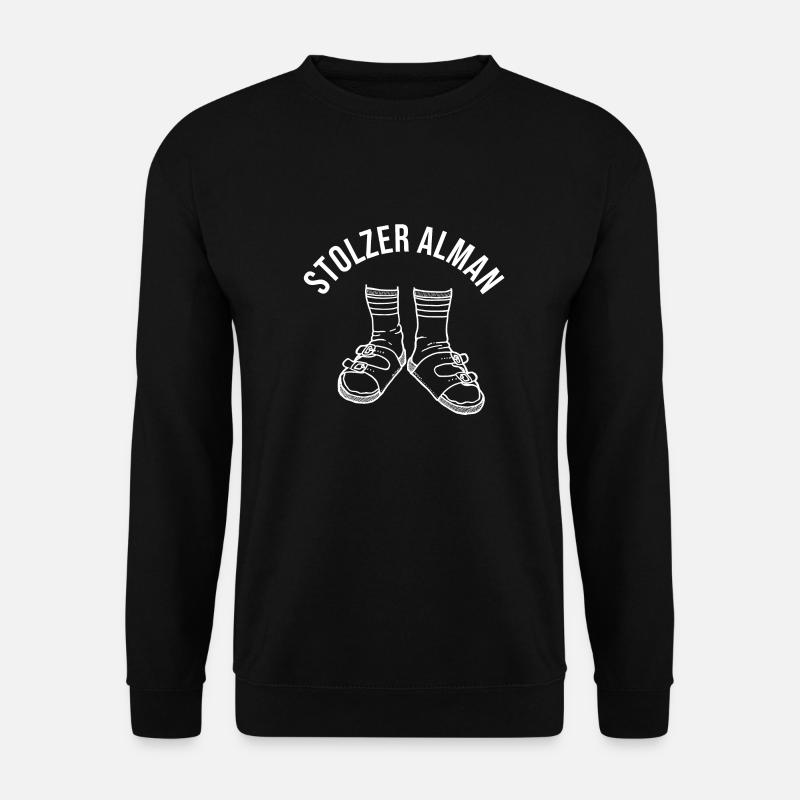 Stolzer Alman - Unisex Pullover - Schwarz