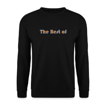 GELIEBTE. VIELEN DANK. DANKE, HERRIN - Unisex Pullover - Schwarz - Vorne - Alina (178cm) & Michal (187cm)
