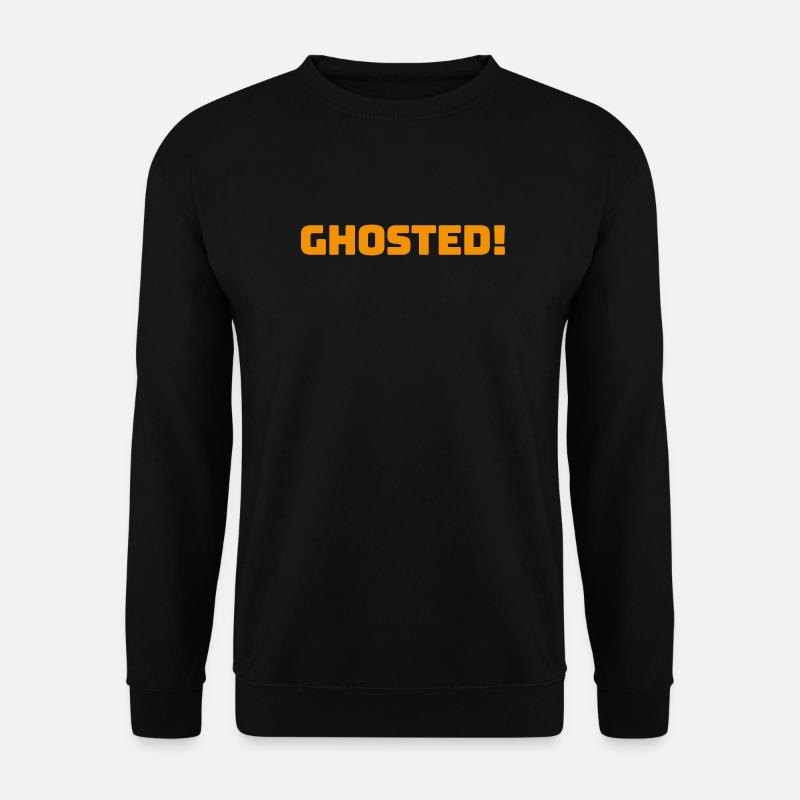 Ghosted_Orange - Unisex Sweatshirt - black