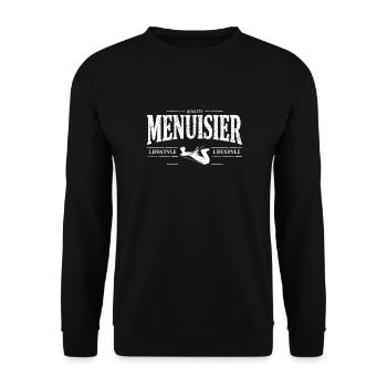 Menuisier - Sweat-shirt Unisexe - noir - Devant - Alina (178cm) & Michal (187cm)