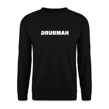 Hamburg - Unisex Sweatshirt - black - Front - Alina (178cm) & Michal (187cm)