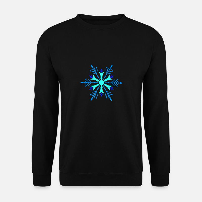 Schneeflocke - Unisex Pullover - Schwarz