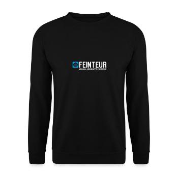 Feinteur au Handball. Pour les fans de hand - Sweat-shirt Unisexe - noir - Devant - Alina (178cm) & Michal (187cm)