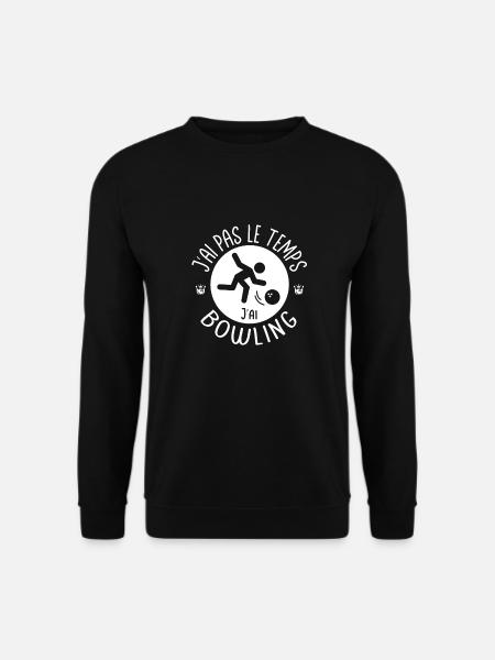 Ich habe keine Zeit, ich habe Bowling - Unisex Pullover - Schwarz