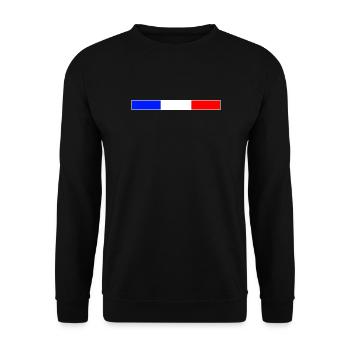 Frankreich - Unisex Pullover - Schwarz - Vorne - Alina (178cm) & Michal (187cm)
