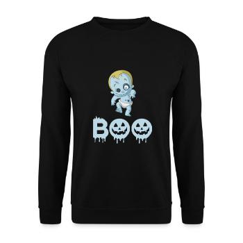 Zombie Baby Halloween - Sweat-shirt Unisexe - noir - Devant - Alina (178cm) & Michal (187cm)