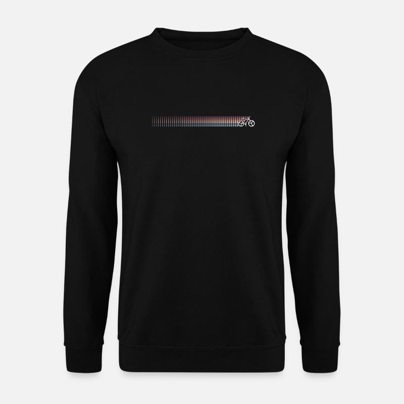Gradient Barcode Sunset - Unisex Sweatshirt - black