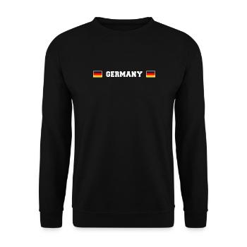 DE Fanshirt - Unisex Pullover - Schwarz - Vorne - Alina (178cm) & Michal (187cm)
