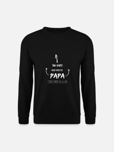 Der beste Papa - Unisex Pullover - Schwarz