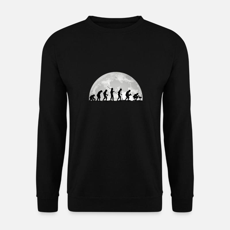 Evolution Geek Computer Programmer Gift - Unisex Sweatshirt - black