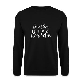 Mutter Der Braut Hochzeit Bachelorette Frauen - Unisex Pullover - Schwarz - Vorne - Alina (178cm) & Michal (187cm)