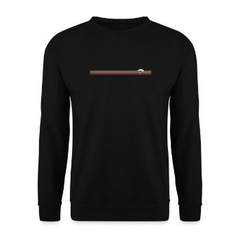 Vintage retro tree - Unisex Sweatshirt - black - Front - Alina (178cm) & Michal (187cm)