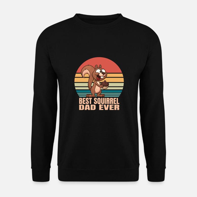 Best Squirrel Father - Unisex Sweatshirt - black