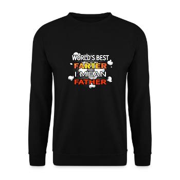 Le meilleur agriculteur du monde I Mon père Gift Man - Sweat-shirt Unisexe - noir - Devant - Alina (178cm) & Michal (187cm)