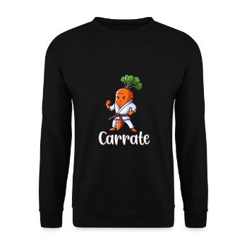 Karat - Unisex Pullover - Schwarz - Vorne - Alina (178cm) & Michal (187cm)
