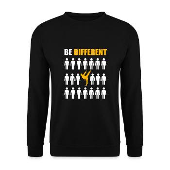 Le karaté est différent - Sweat-shirt Unisexe - noir - Devant - Alina (178cm) & Michal (187cm)