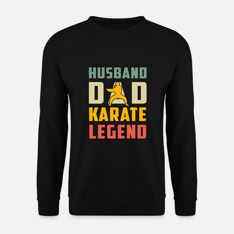 Husband Dad Karate Legend - Unisex Sweatshirt - black