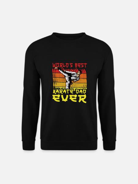 Der weltbeste Karate-Vater aller Zeiten - Unisex Pullover - Schwarz
