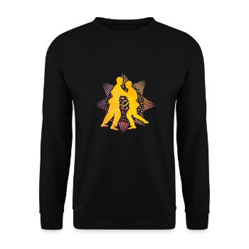 Judo - Sweat-shirt Unisexe - noir - Devant - Alina (178cm) & Michal (187cm)