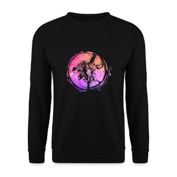 Judo - Sweat-shirt Unisexe - noir - Devant - Alina (178cm) & Michal (187cm)
