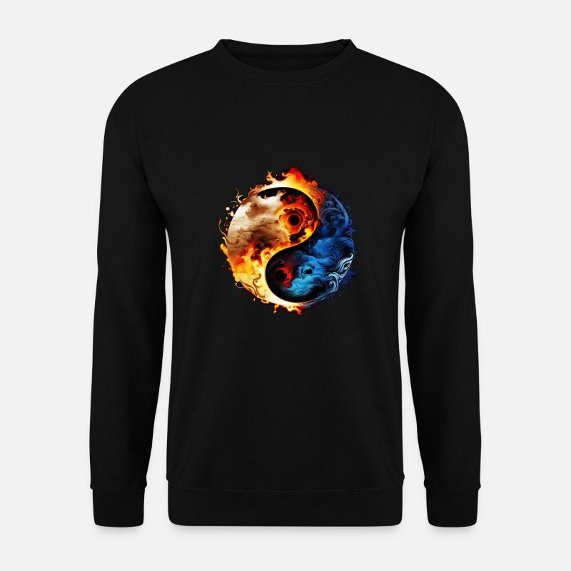 Yin Yang - Unisex Sweatshirt - black