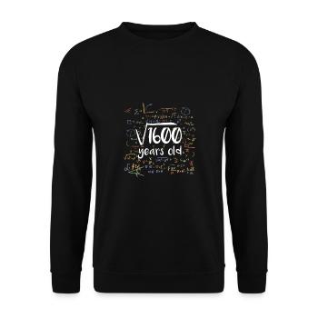 Cadeau 40e anniversaire Professeur de mathématiques Professeur de mathématiques - Sweat-shirt Unisexe - noir - Devant - Alina (178cm) & Michal (187cm)