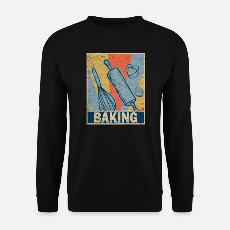 Baker baking profession - Unisex Sweatshirt - black