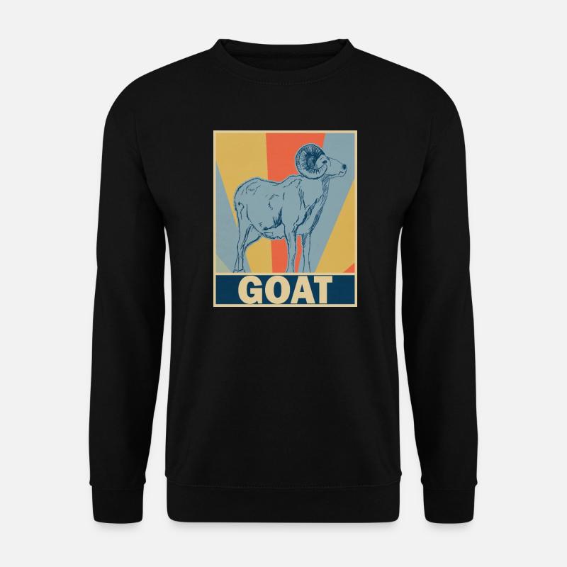 chèvre - Sweat-shirt Unisexe - noir