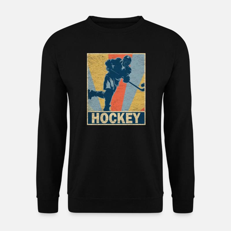 Hockey - Unisex Pullover - Schwarz
