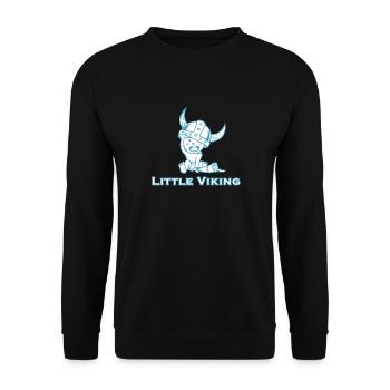 Cadeau de valhalla fête des pères viking bébé fils papa - Sweat-shirt Unisexe - noir - Devant - Alina (178cm) & Michal (187cm)