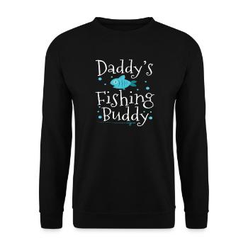 Pêcheur pêcheur pêche enfants père cadeaux fils - Sweat-shirt Unisexe - noir - Devant - Alina (178cm) & Michal (187cm)