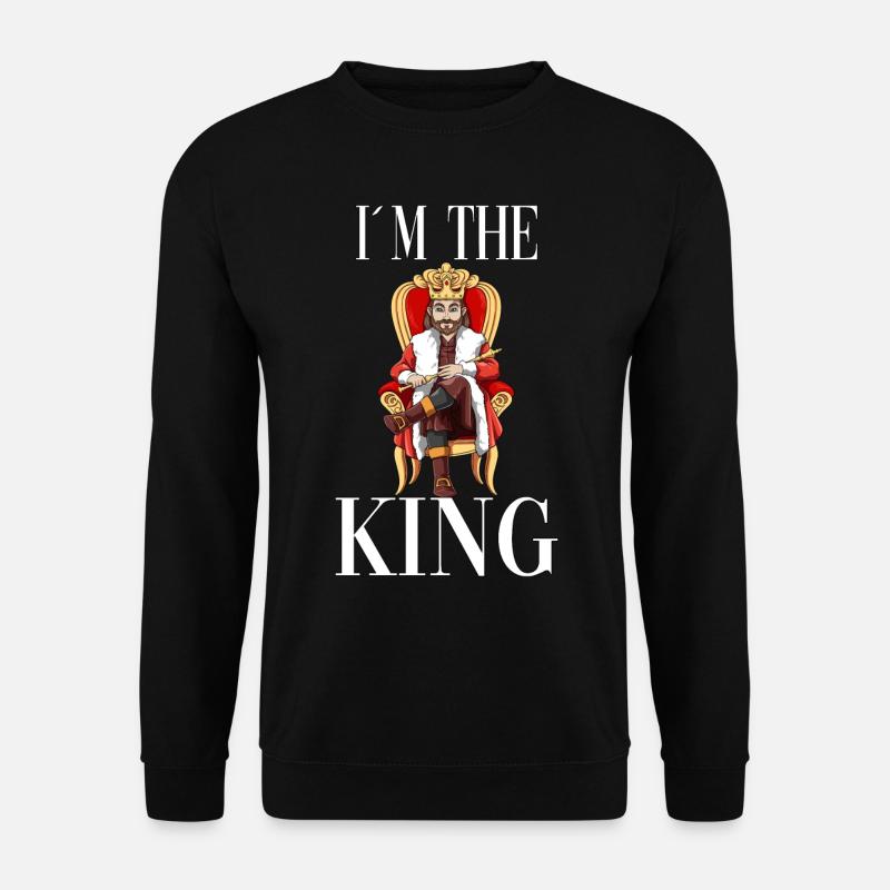 Ich bin der König - Unisex Pullover - Schwarz