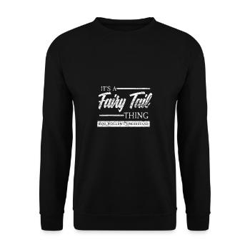 Fabelwesen Conte de fées cadeau fée elfe - Sweat-shirt Unisexe - noir - Devant - Alina (178cm) & Michal (187cm)
