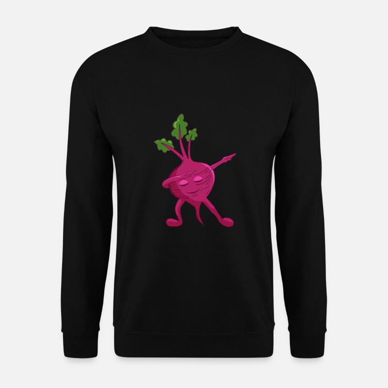 Dabbing beetroot - Unisex Sweatshirt - black
