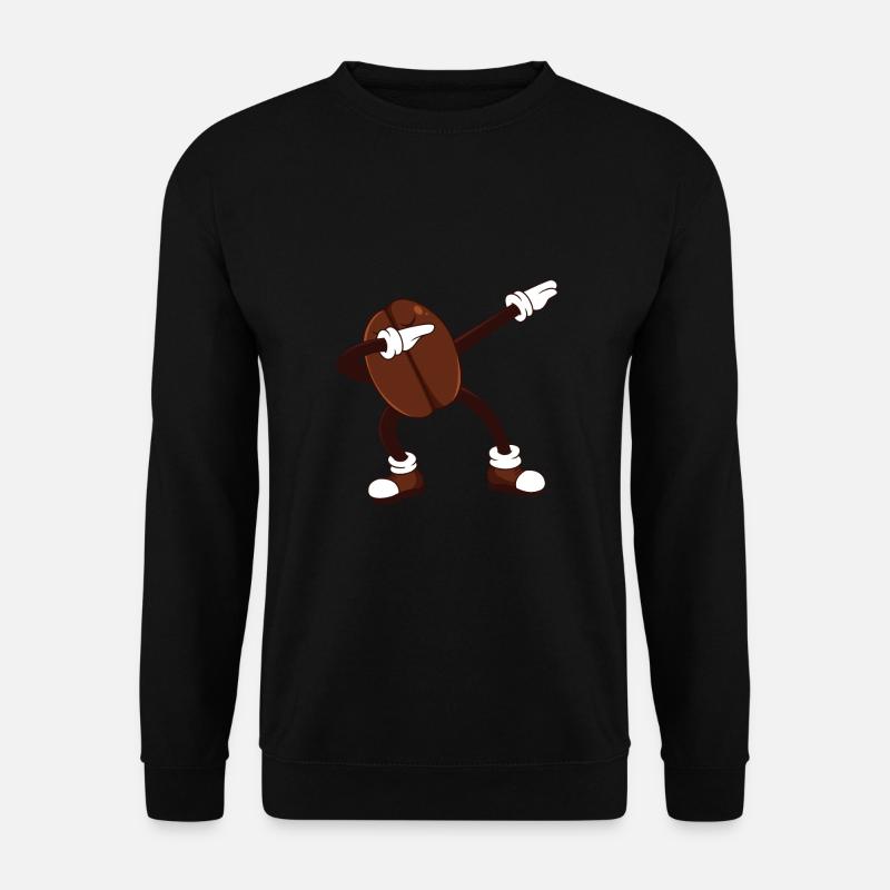 Dabbing Kaffeebohne - Unisex Pullover - Schwarz