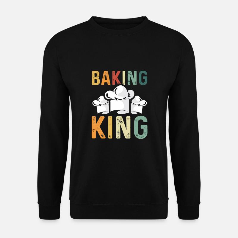Backkönig Retro - Unisex Sweatshirt - black